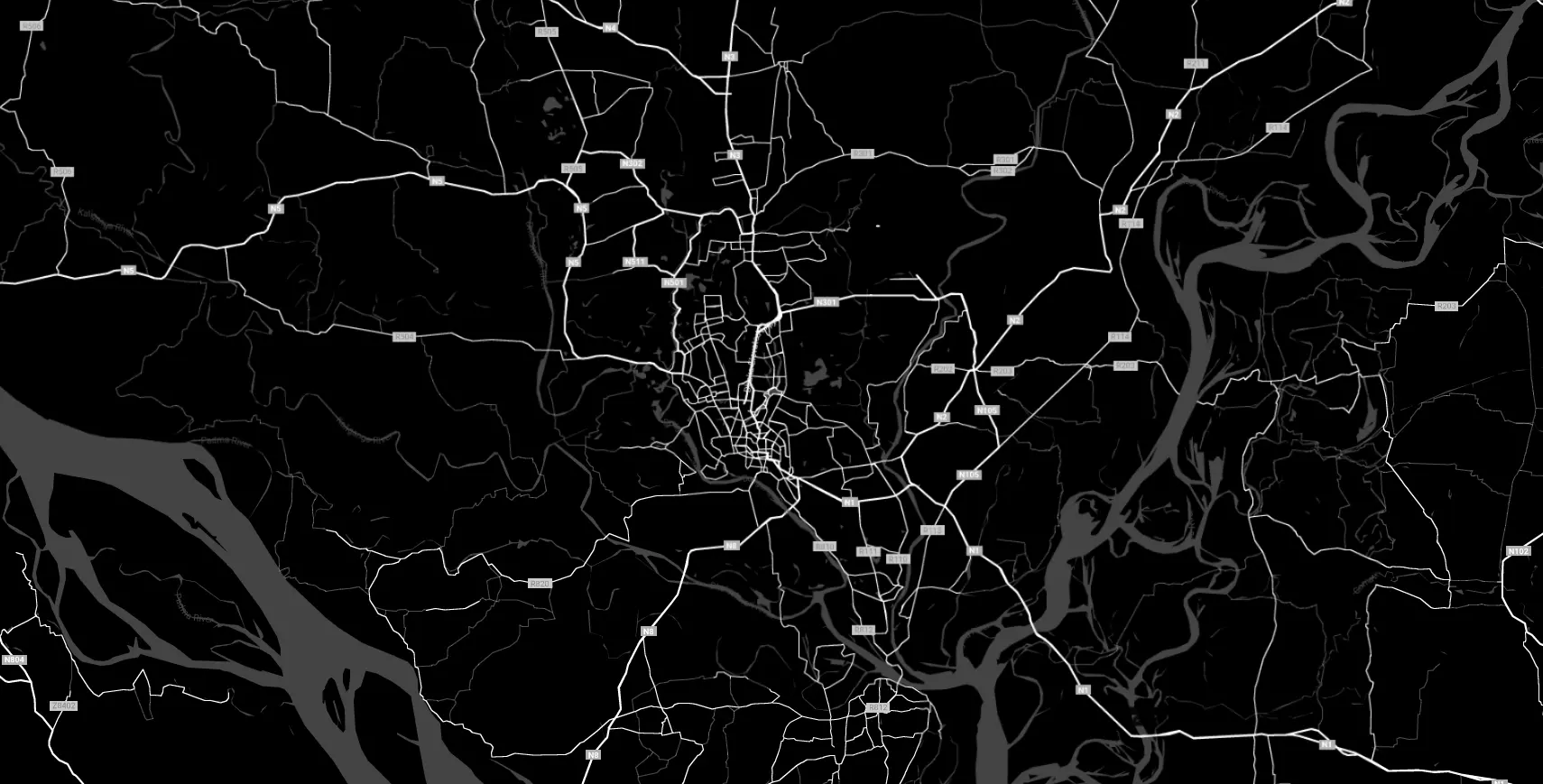 Dhaka Map